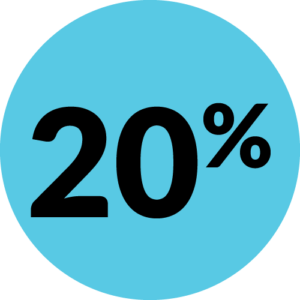 20%